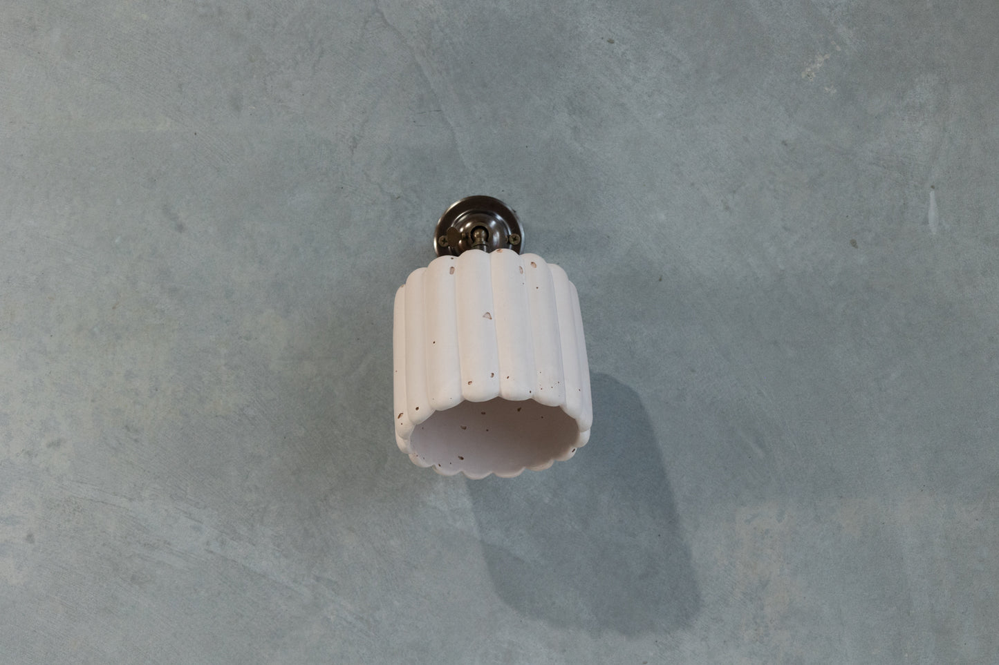 Small Fluted Wall Light with Knuckle
