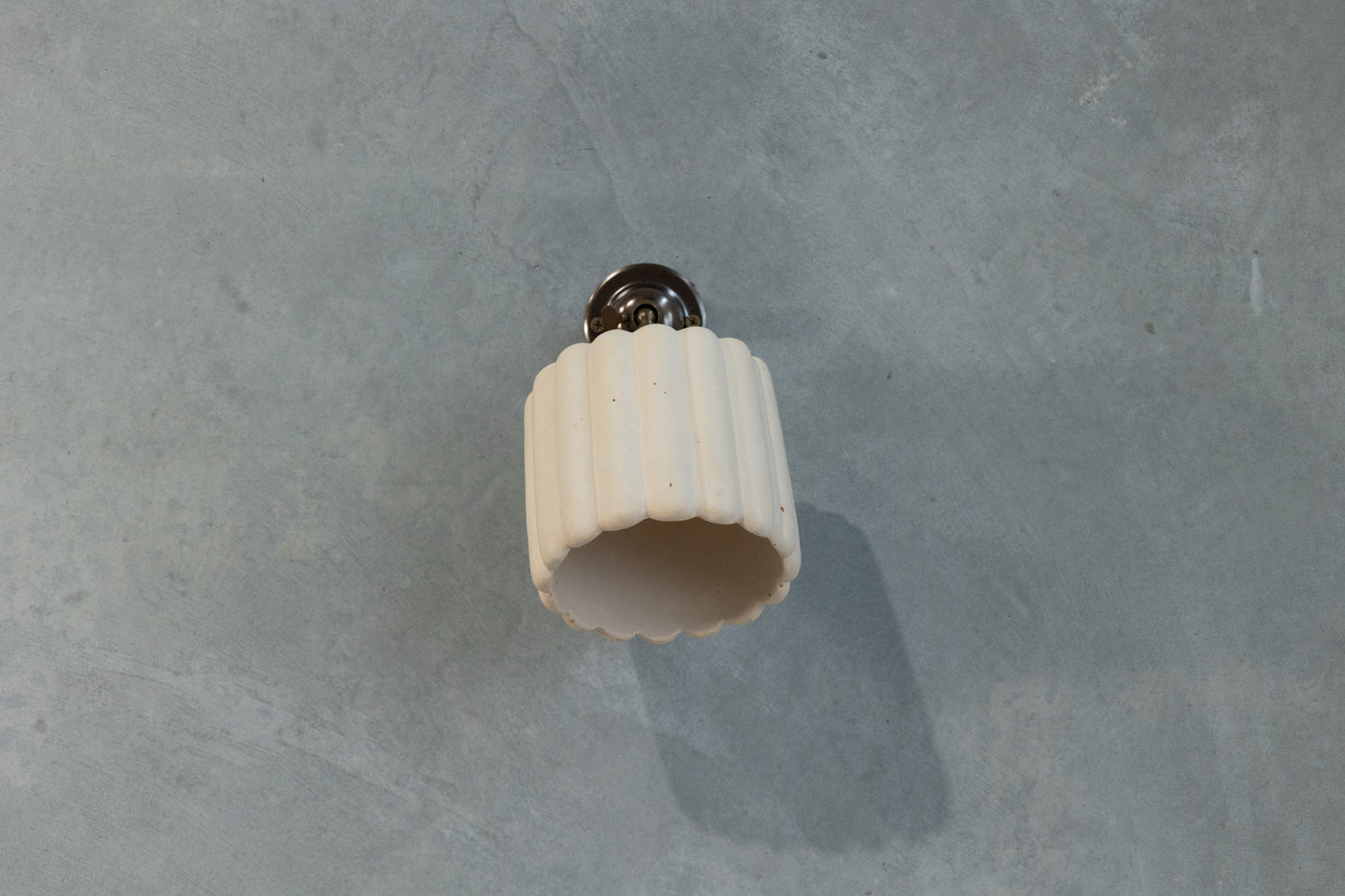 Small Fluted Wall Light with Knuckle