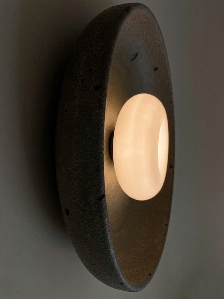 Large Textured Lona wall sconce