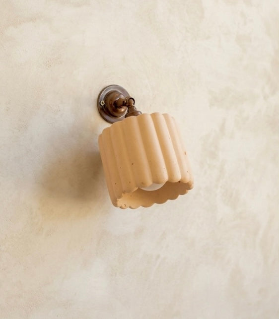 Fluted Wall Light with Knuckle